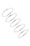 Set of 5 Demi Fine Stacking Rings