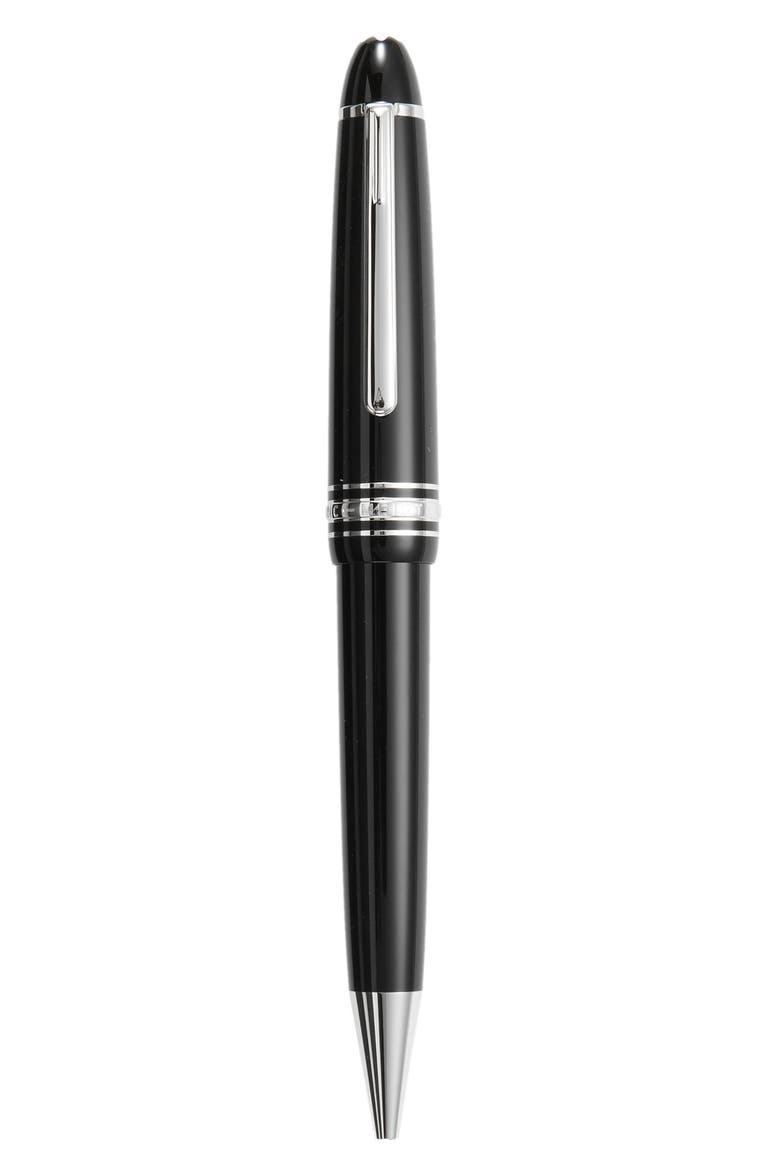 Meisterstück Platinum Coated LeGrand Ballpoint Pen, Main, color, BLACK