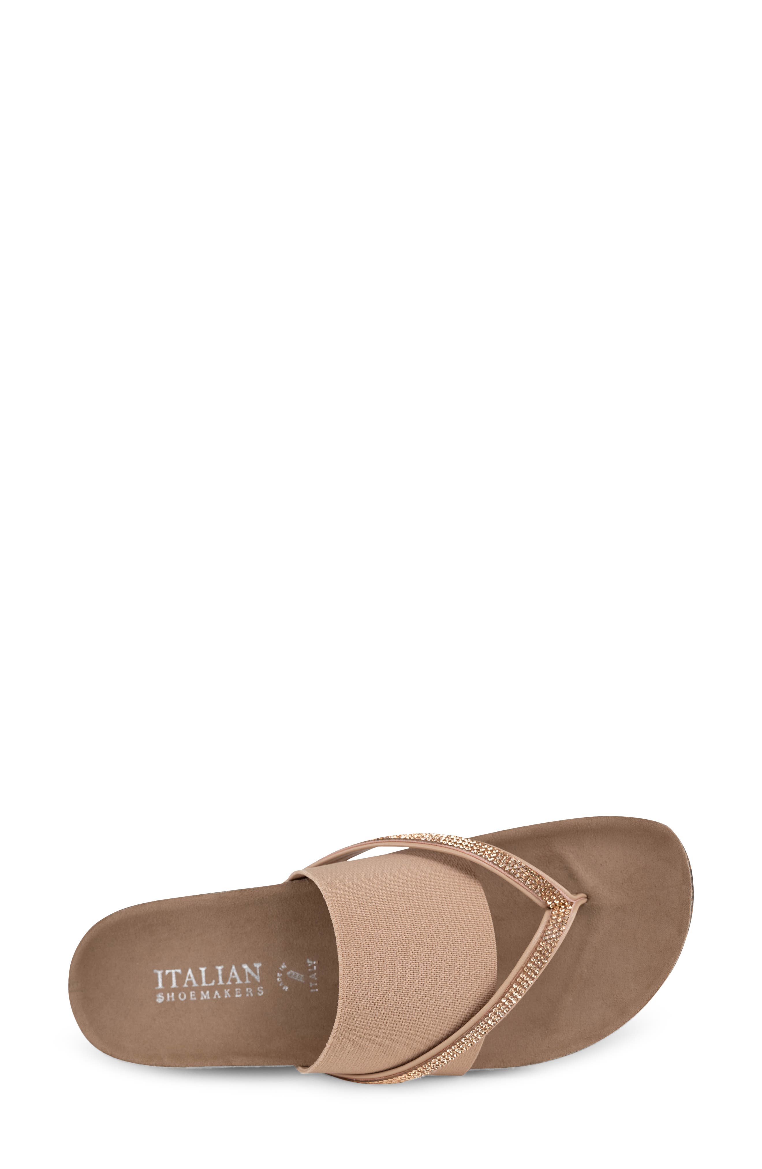 ITALIAN SHOEMAKERS Ziona Wedge Sandal, Alternate, color, Natural