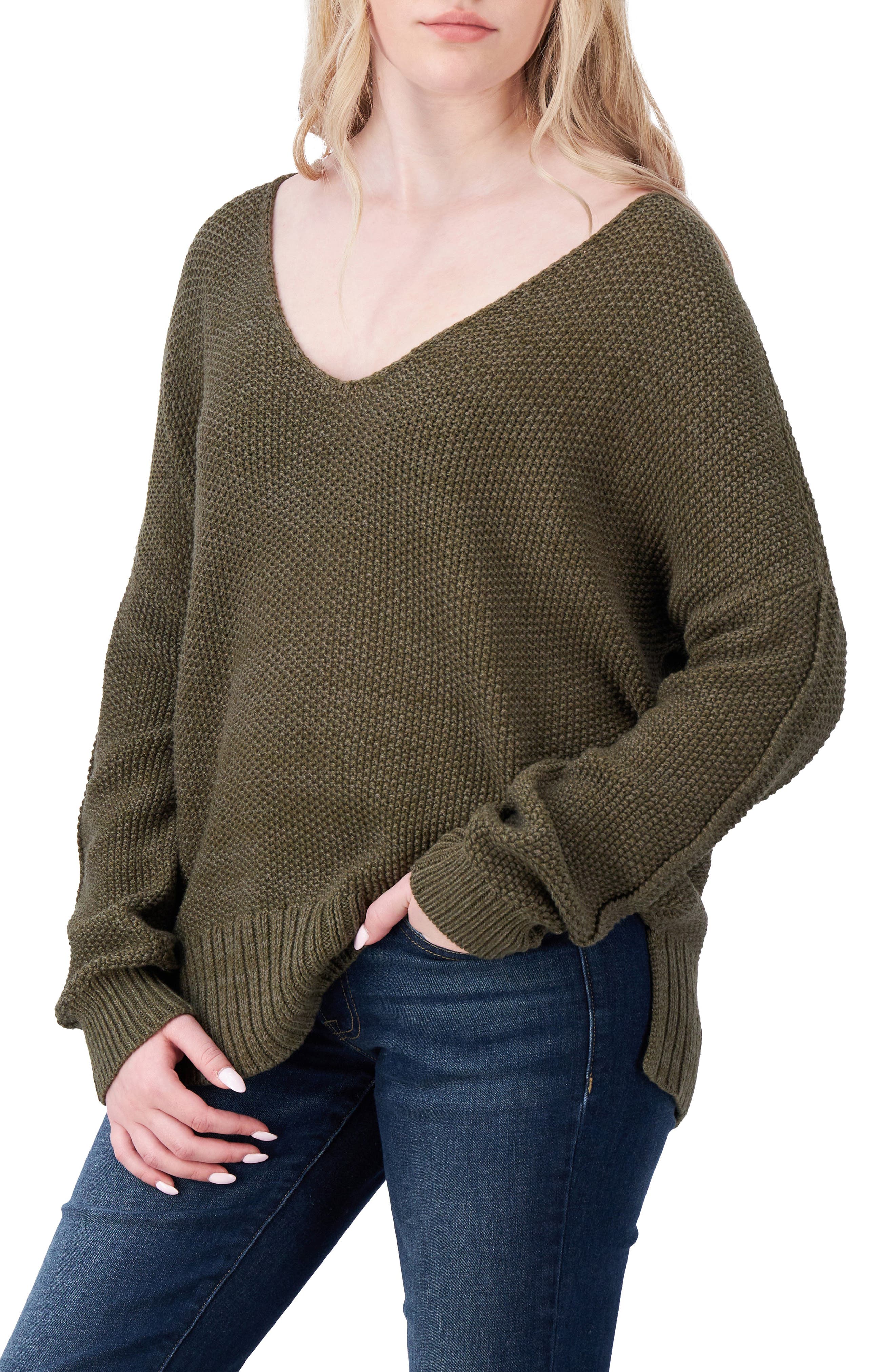 Lucky Brand V-Neck Pullover Sweater