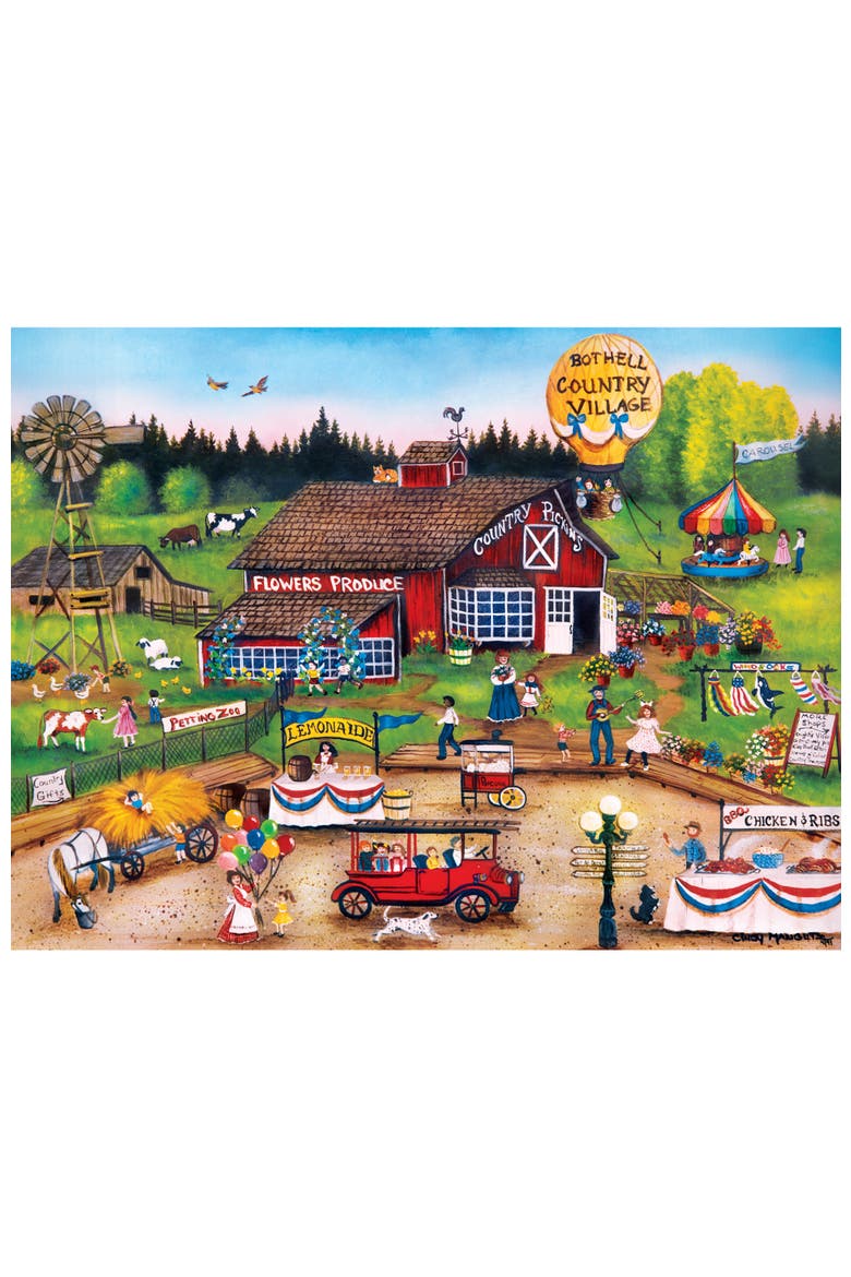 Country Pickin's 750 Piece Jigsaw Puzzle, Alternate, color, Multicolor