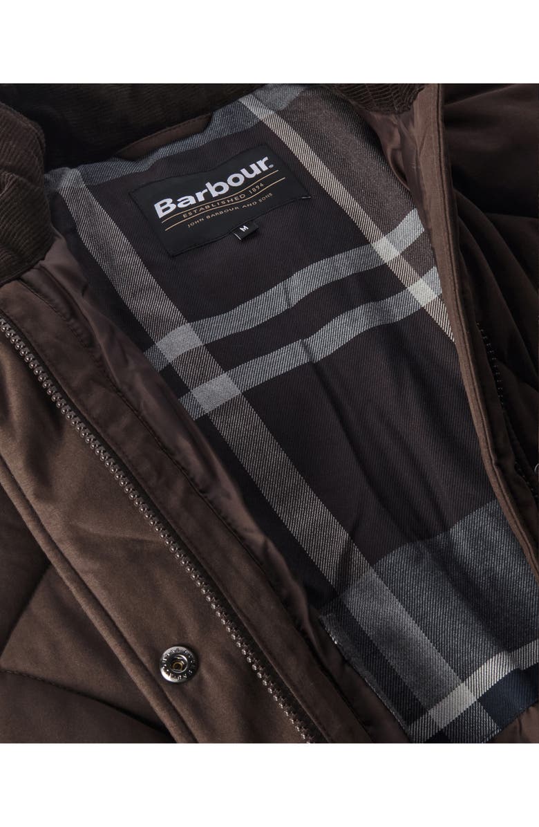 Barbour Chelsea Quilted Jacket, Alternate, color, Black Oak/ Midnight Oak