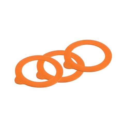 Rubber Seals for 12, 17, 34, 51, 68 Ounce Clip Top Jars, Set of 6