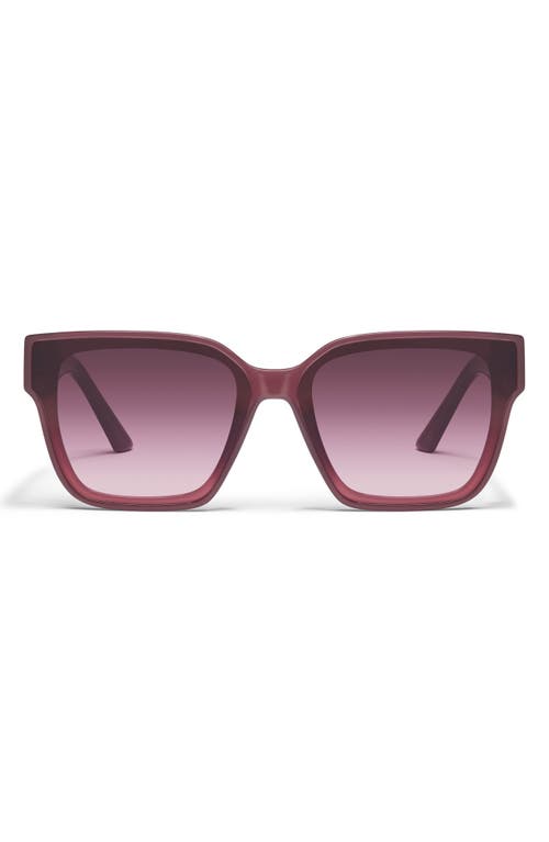 Quay Drive In 66mm Square Sunglasses In Brown