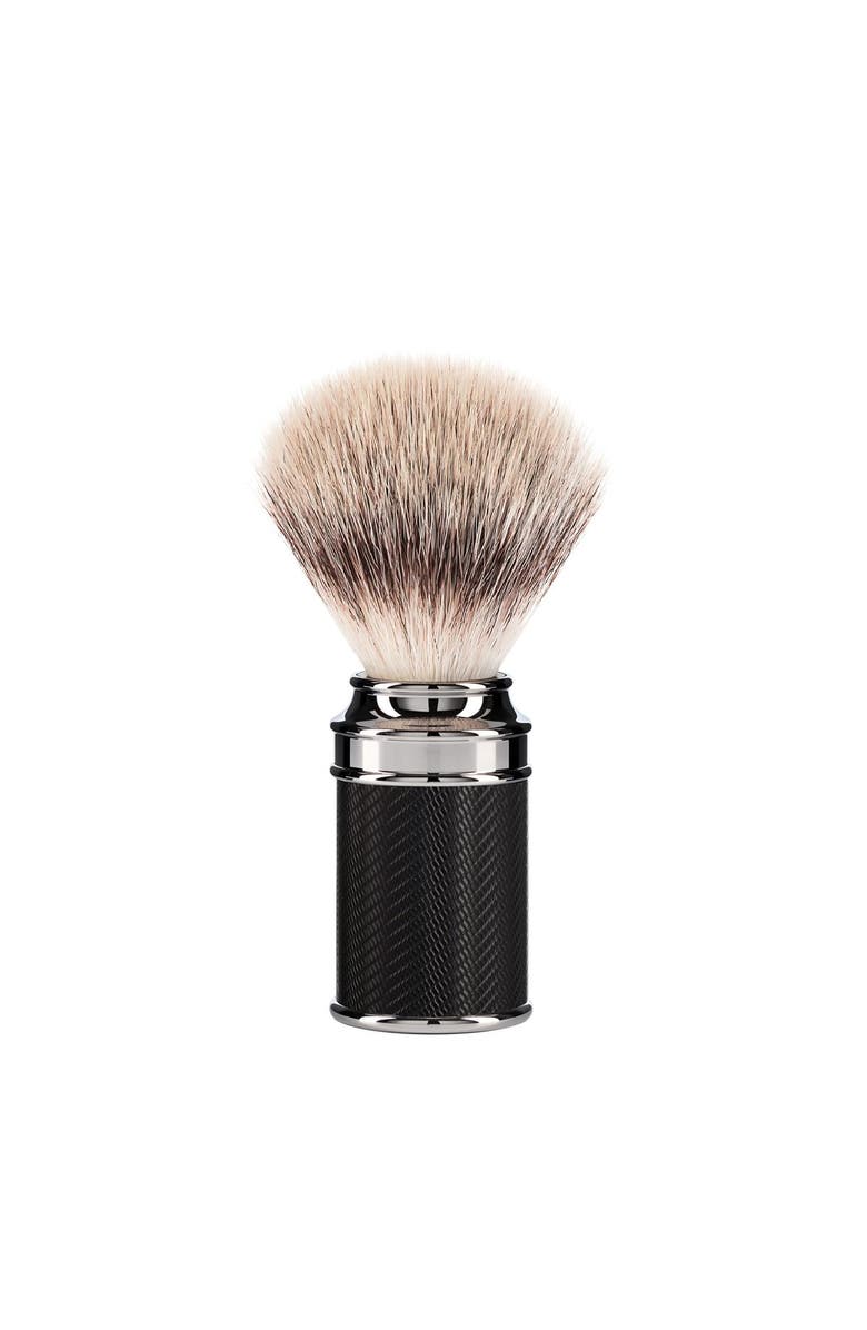 MÜHLE Traditional Black/Chrome Silvertip Fibre Shaving Brush, Main, color, Black And Chrome