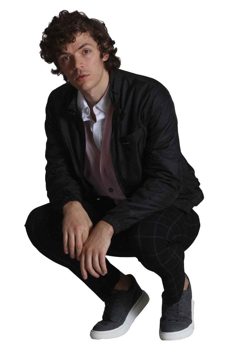 Members Only Men's Windbreaker Packable Jacket, Alternate, color, Black