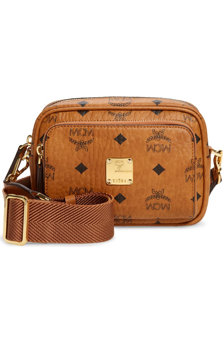 MCM X-Mini Klassik Visetos Convertible Crossbody Bag, Main, color,