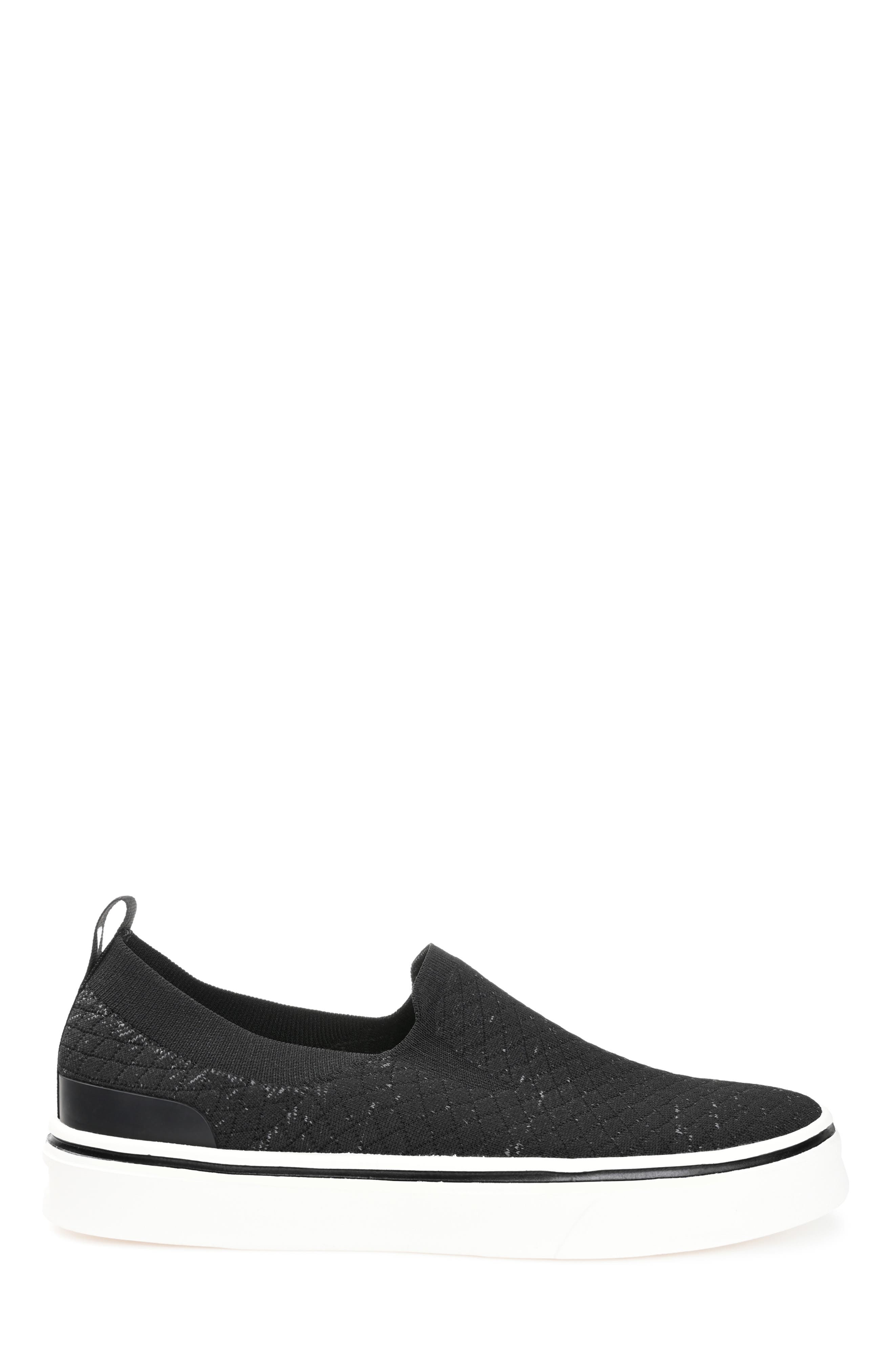 VANCE CO Hamlin Knit Slip-On Sneaker, Alternate, color, Black