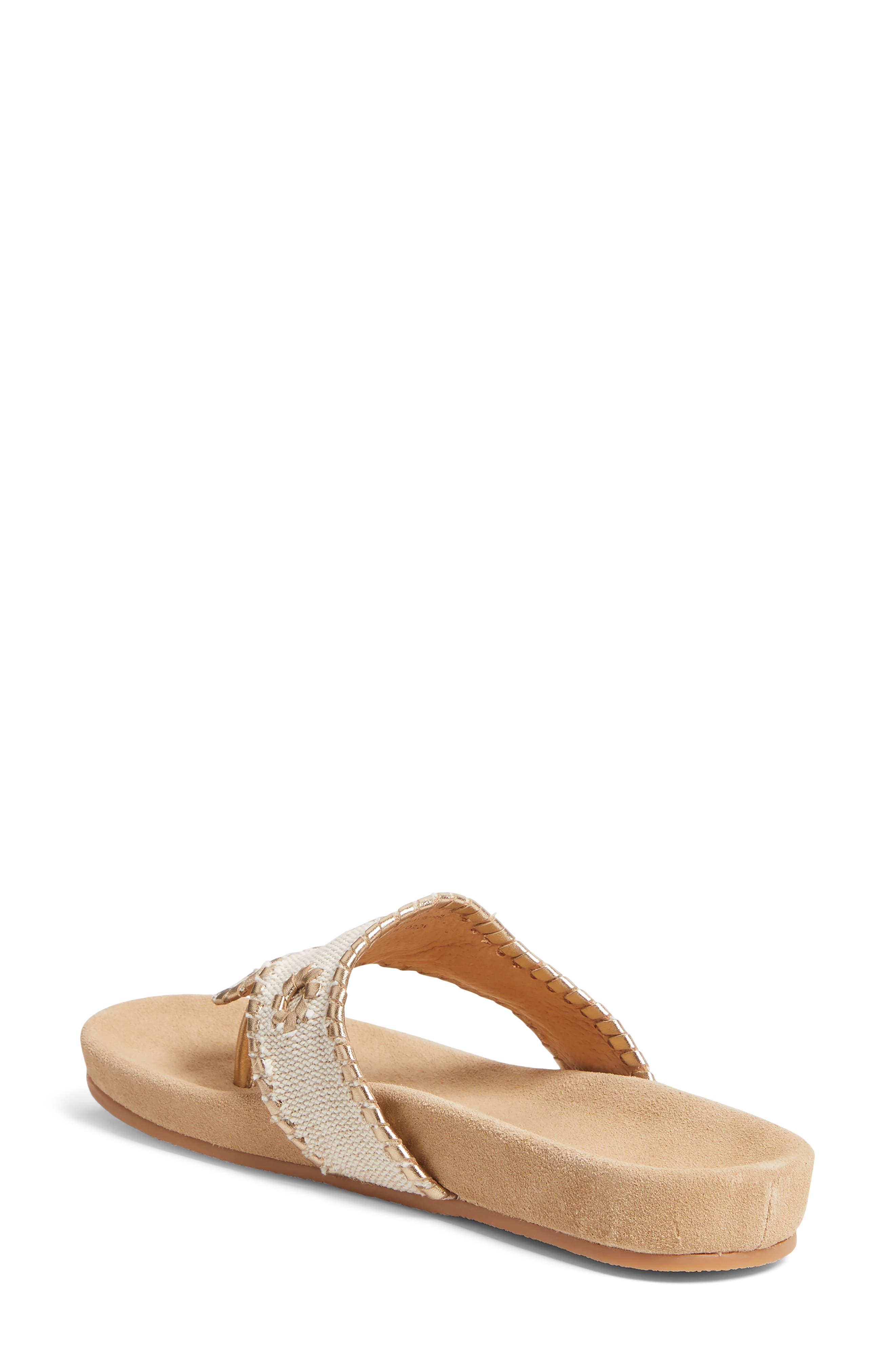 Jack Comfort Flip Flop, Alternate, color, NATURAL/ PLATINUM
