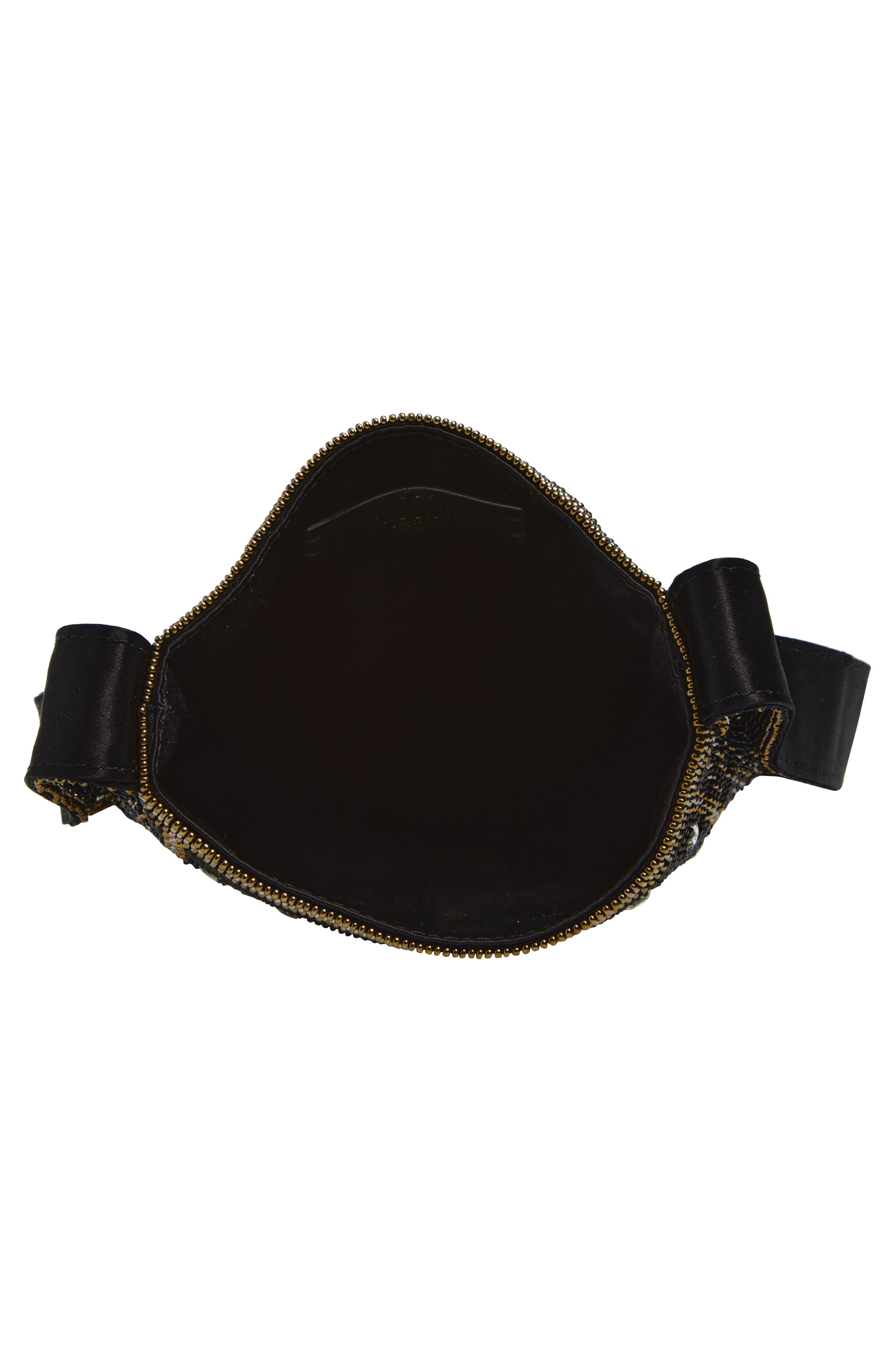 Valentino Garavani Small Nellcôte Le Chat Beaded Crossbody Bag, Alternate, color, Black Multi