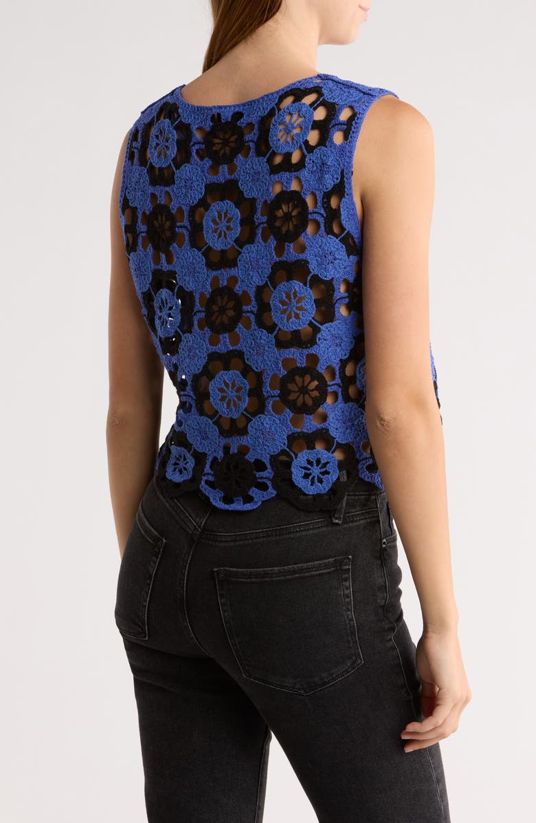 INTERNATIONAL DESIGNER Open Stitch Sleeveless Sweater, Alternate, color, 