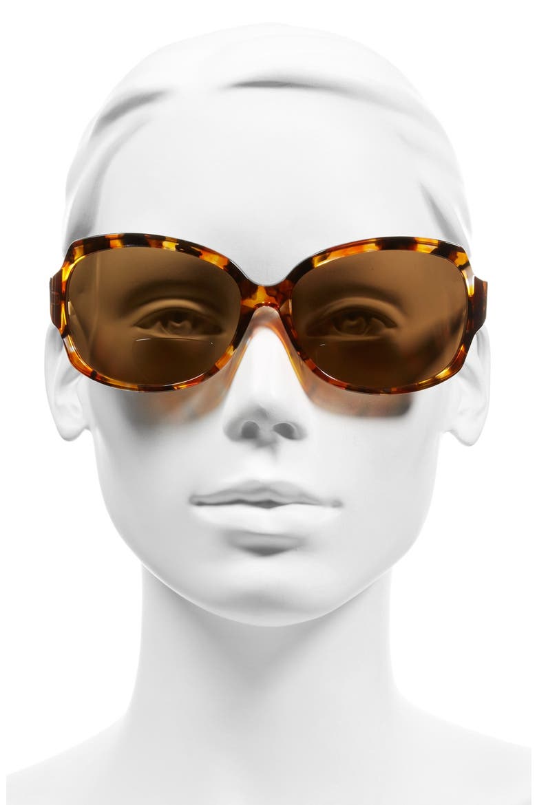 'Elizabeth' 61mm Reading Sunglasses, Alternate, color, AMBER/ TORTOISE