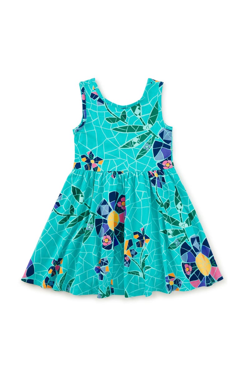 Tea Collection Sleeveless Ballet Dress, Main, color, Mosaic Floral
