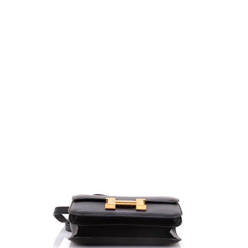 Pre-owned Hermes Hermes Constance Bag Swift 18 In Black