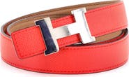 Pre-Owned Hermes Constance Reversible Belt Leather Thin