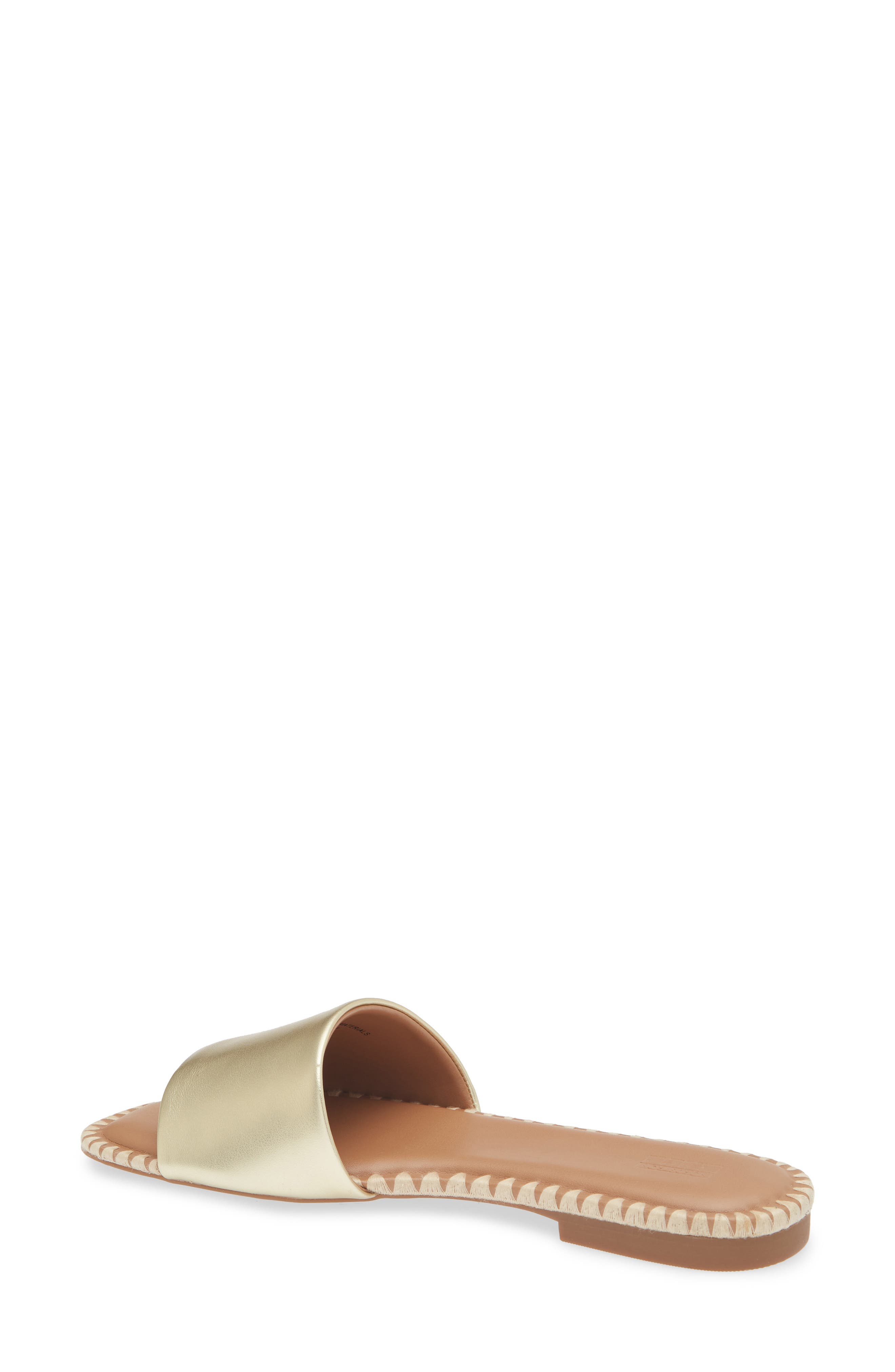 Cora Slide Sandal, Alternate, color, PLATINUM GOLD