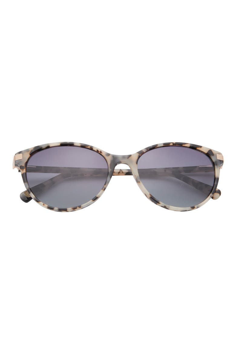 56mm Cat Eye Sunglasses, Main, color, IVORY