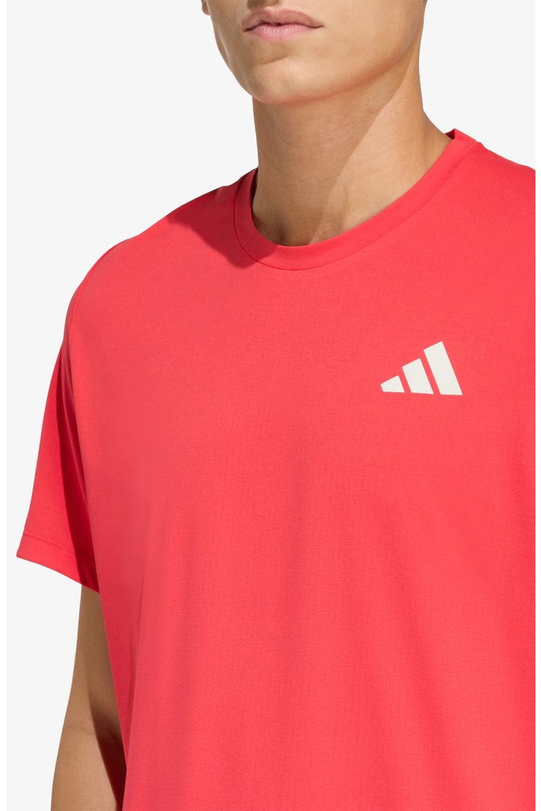 Climacool Graphic T-Shirt, Alternate, color, PURE RUBY