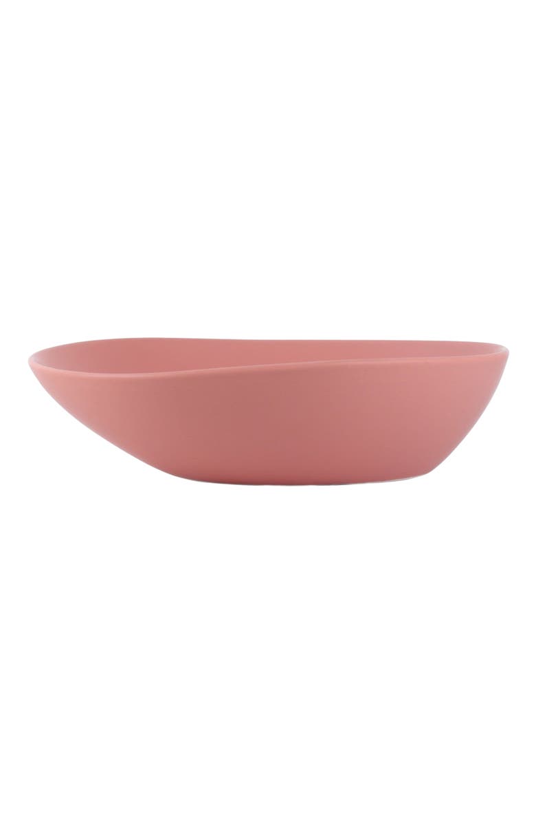 Stone Lain Delilah Porcelain 6-Piece Pasta Bowl Set, Main, color, Terracotta