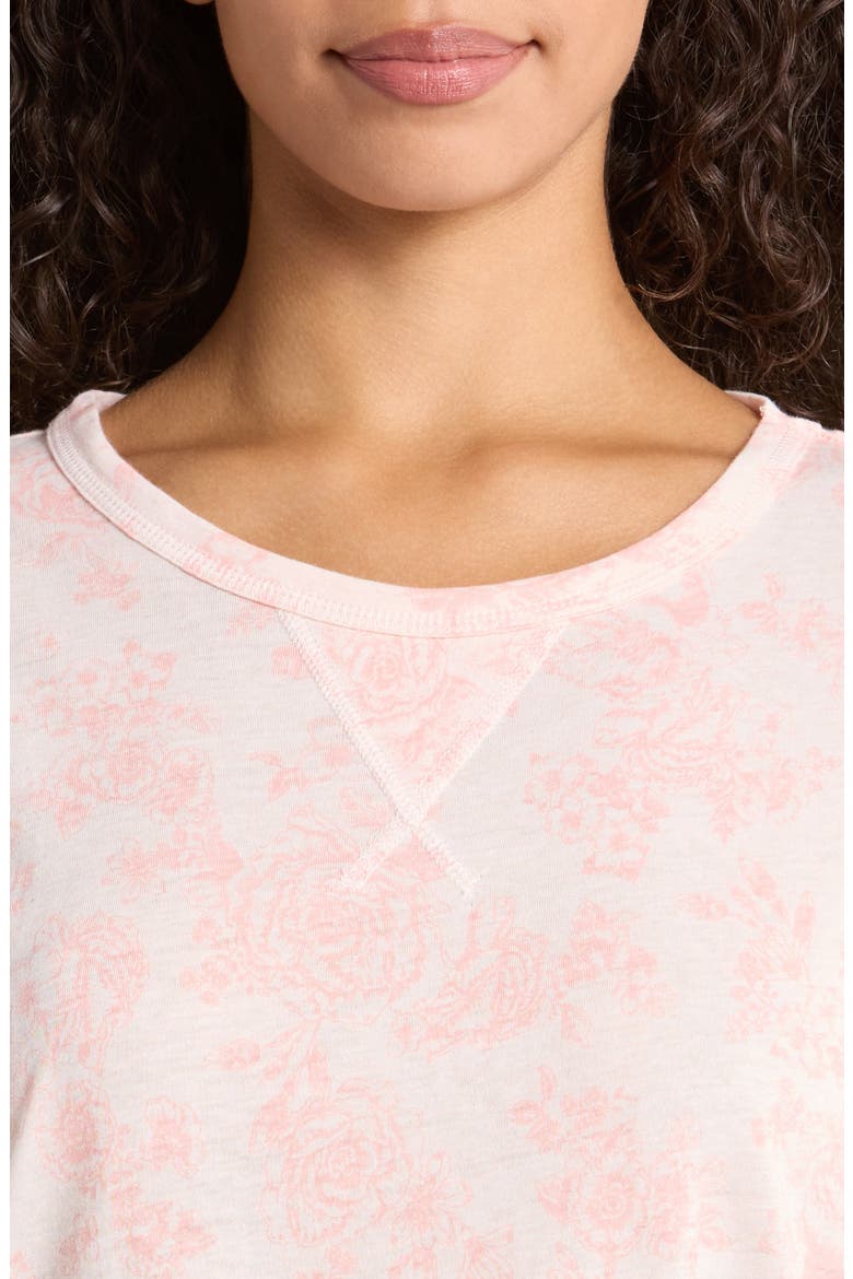 Nostalgia Organic Cotton Nightshirt, Alternate, color, PERSIMMON