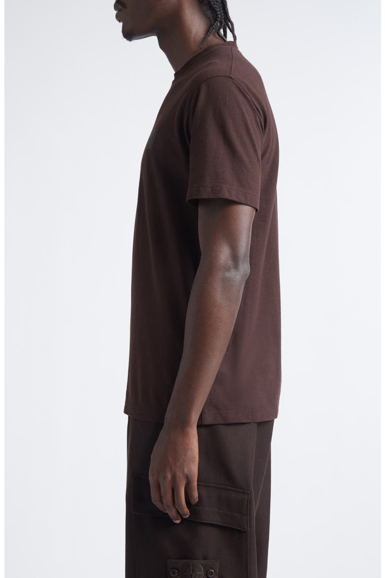 Ghost Compass Patch T-Shirt, Alternate, color, V0070 DARK BROWN