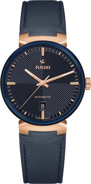 RADO Florence Automatic Leather Strap Watch, 39mm