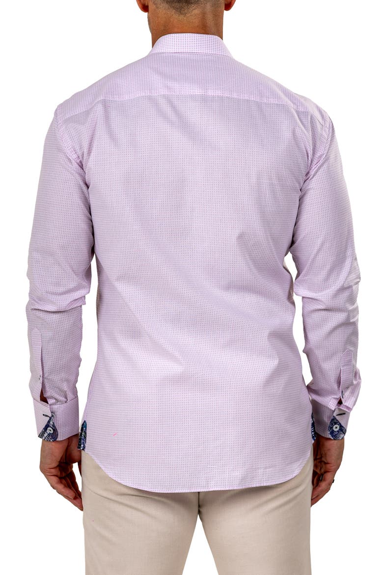 Eins Marthy Contemporary Fit Cotton Button-Up Shirt, Alternate, color, WHITE/PINK