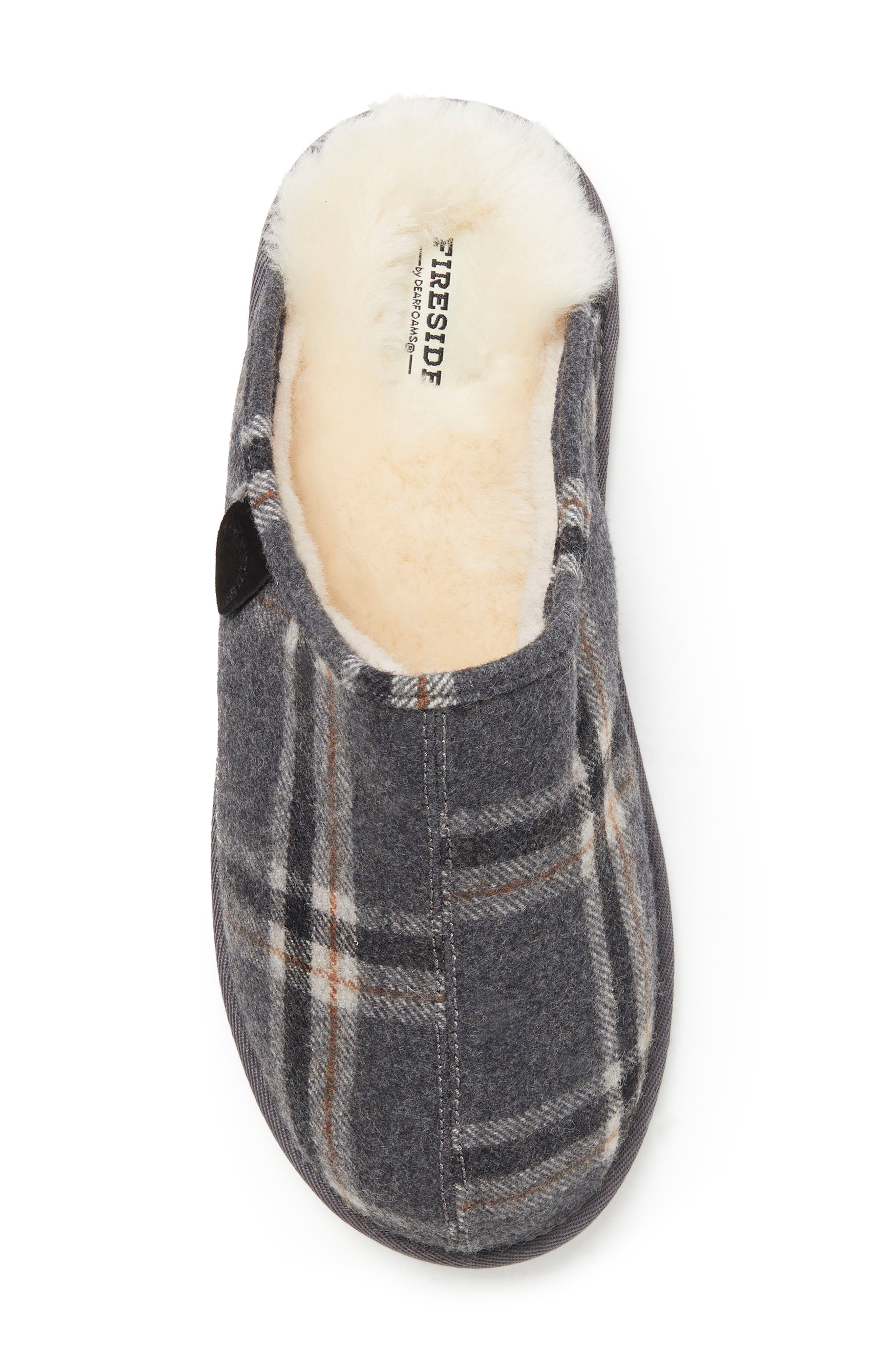 FIRESIDE BY DEARFOAMS Warwick Genuine Shearling Lined Slipper (Men ...