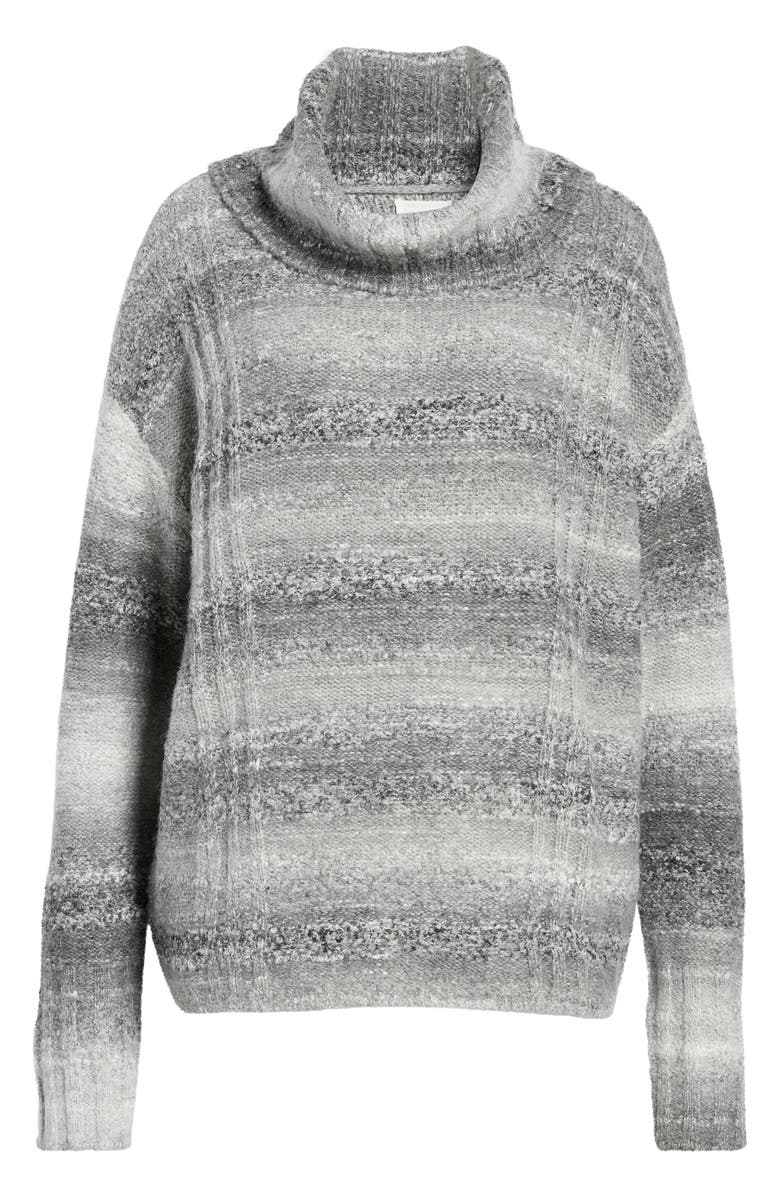 Caslon<sup>®</sup> Space Dye Turtleneck Sweater, Alternate, color, 