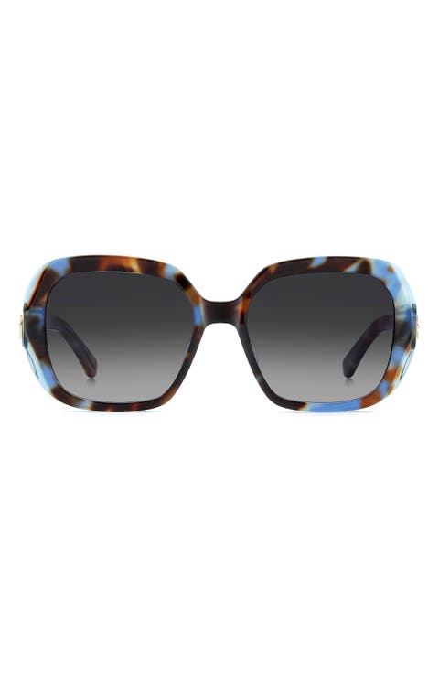norina 57mm gradient square sunglasses