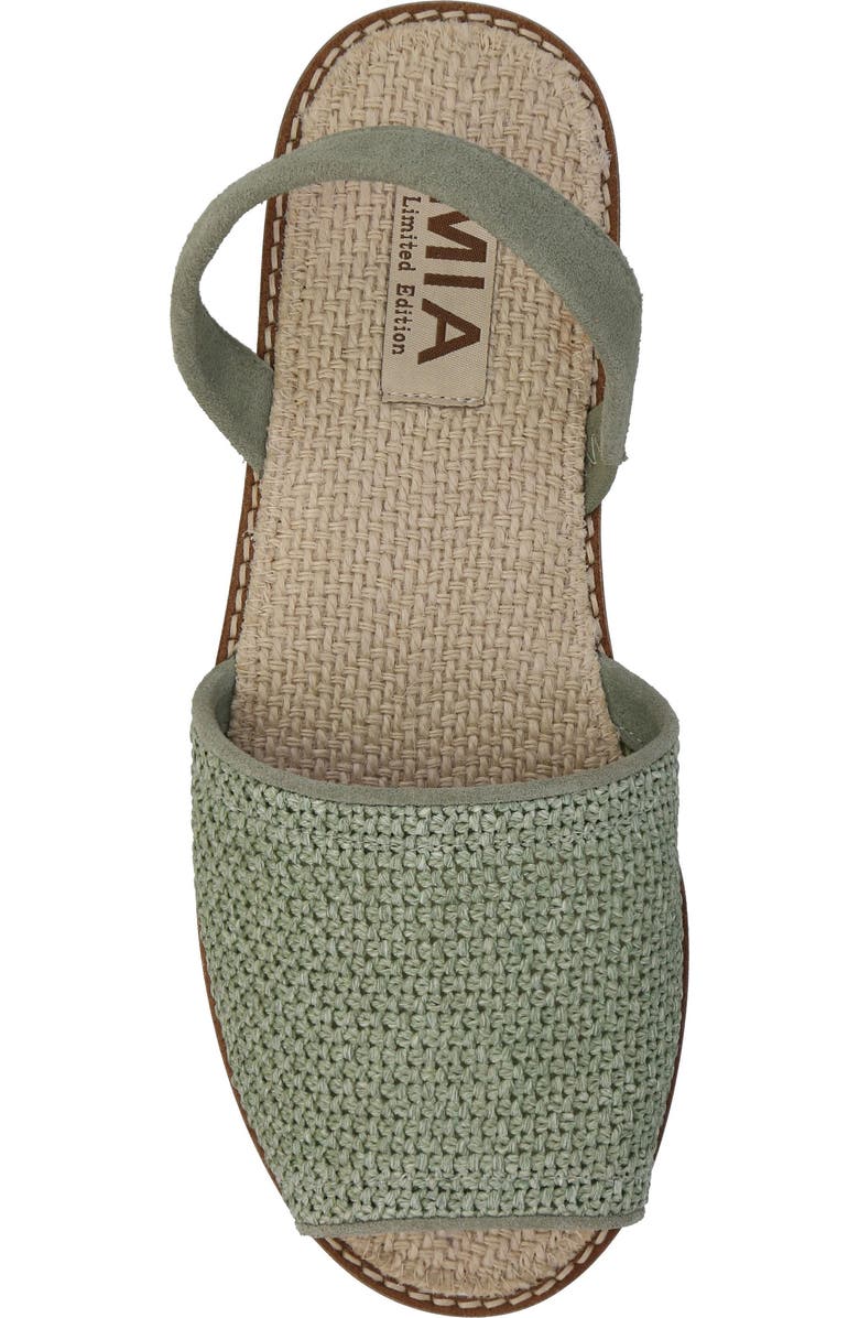 MIA Brazil Slingback Sandal, Alternate, color, Mint Woven