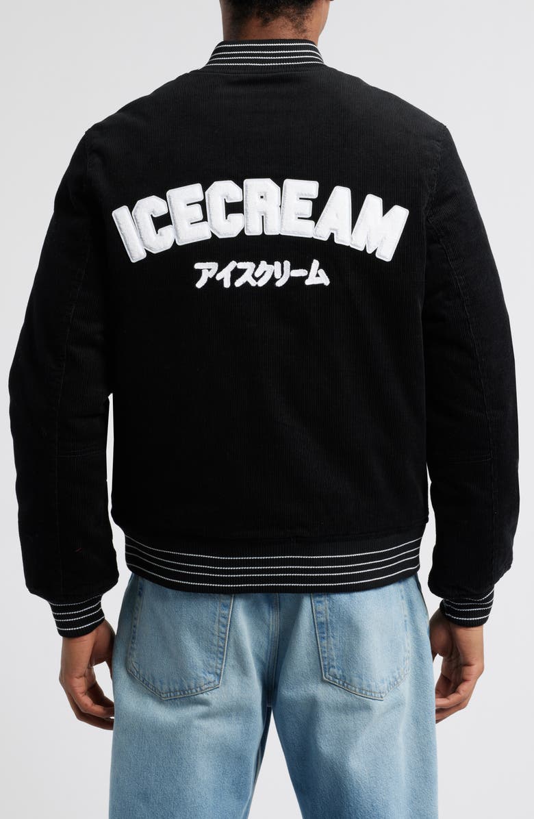 ICECREAM Hounds Corduroy Varsity Jacket, Alternate, color,