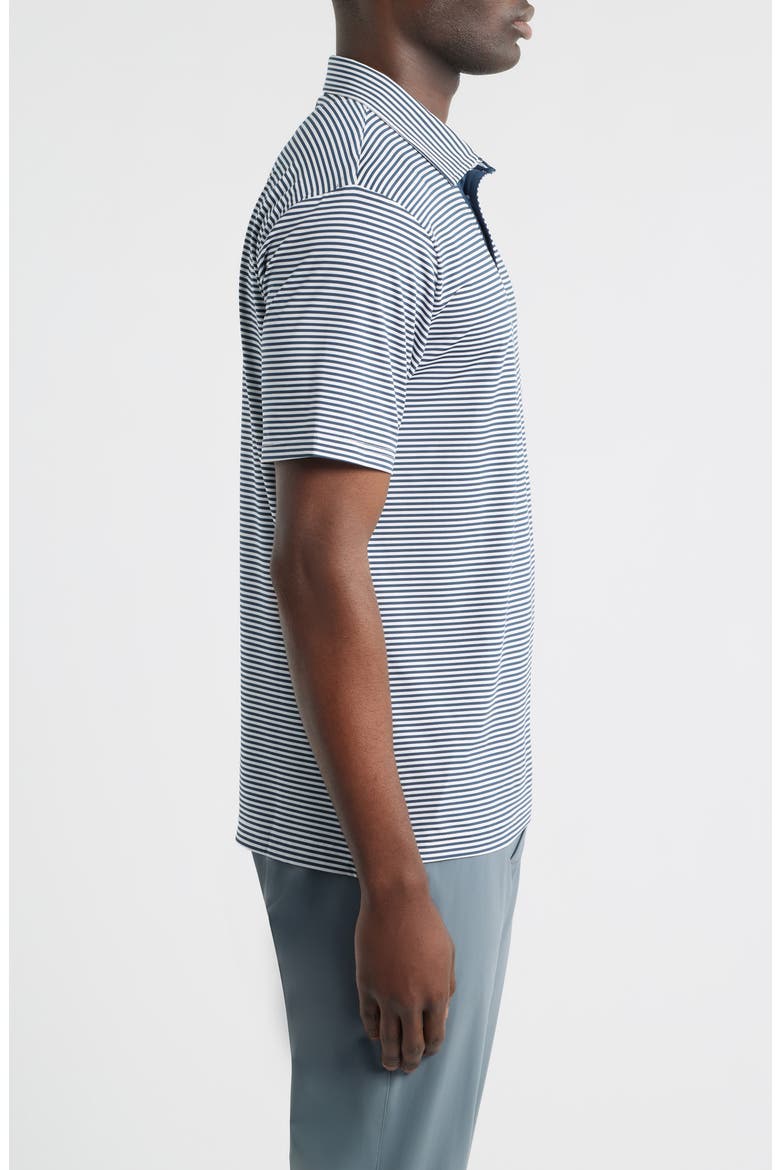 Smith Stripe Performance Golf Polo, Alternate, color, NAVY-WHITE