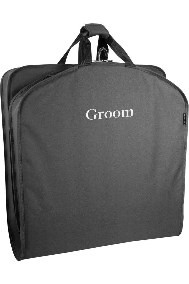 40" Deluxe Travel Garment Bag, Main, color, Black-G3
