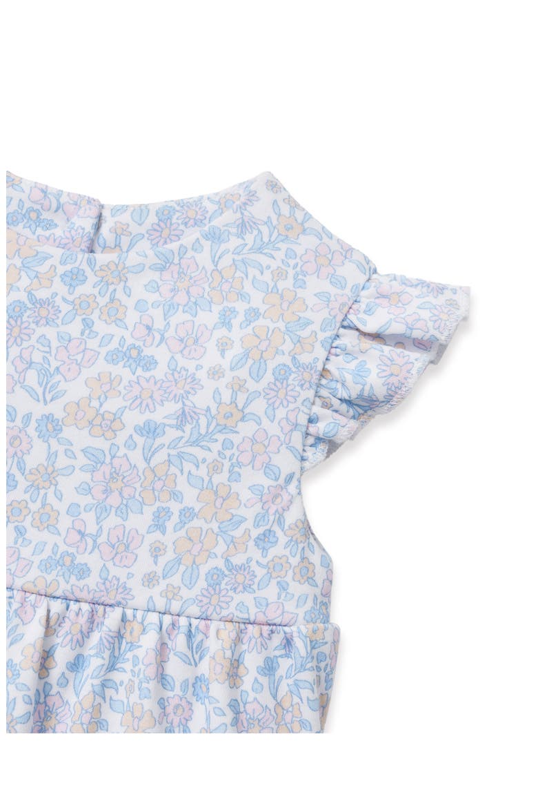 Isla Pima Cotton Ruffle Romper, Alternate, color, WHITE