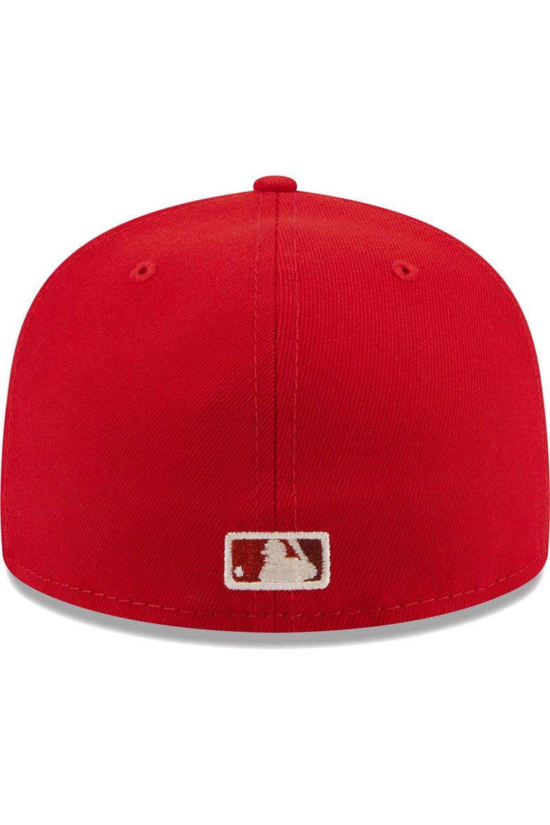 Men's New Era Red Washington Nationals  Meteor 59FIFTY Fitted Hat, Alternate, color, Red