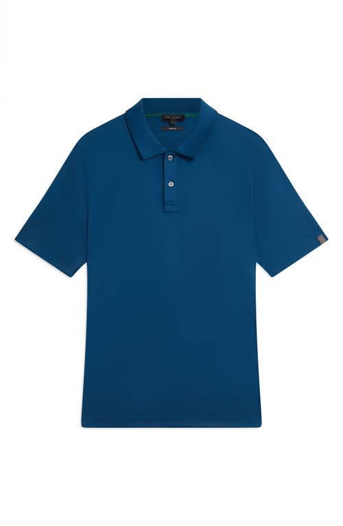Ted Baker Connall Cotton Polo In Blue