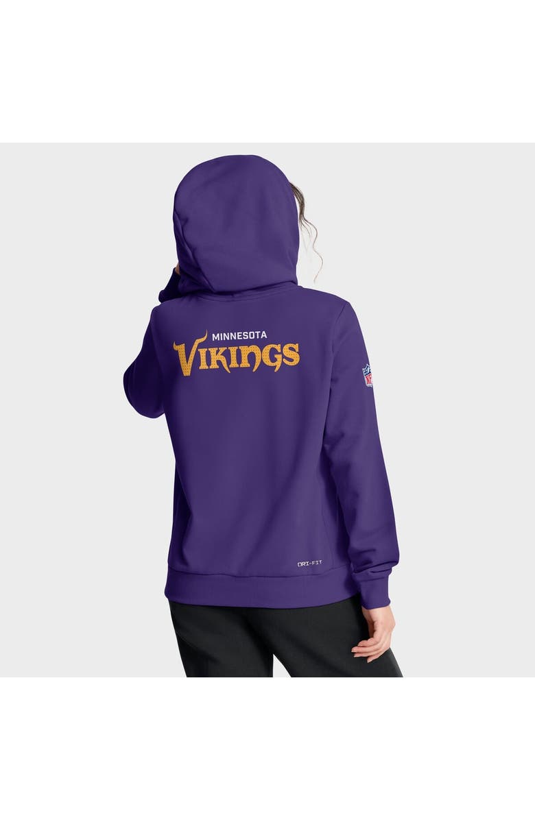 Nike Women's Nike Purple Minnesota Vikings Sideline Standard Issue Initial Home Dri-FIT Hoodie, Alternate, color, Purple
