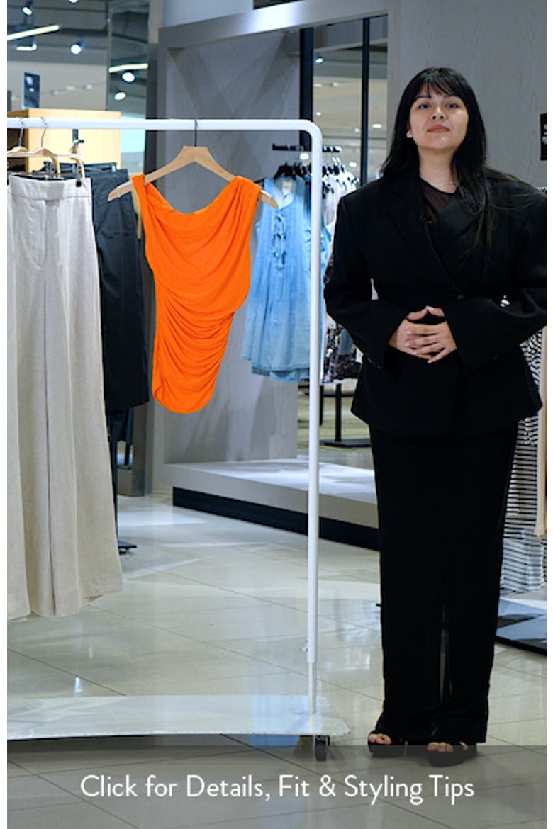 Ruched One-Shoulder Top video