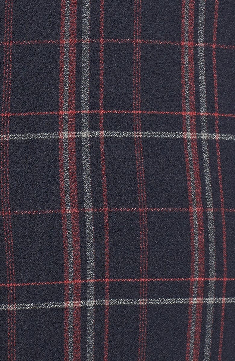 Sejour Plaid Zip Front Topper, Alternate, color, 