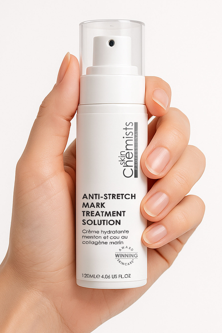 Anti-Stretchmark Treatment Solution 120ml for Loss of Firmness, Anti-Aging, Alternate, color, White