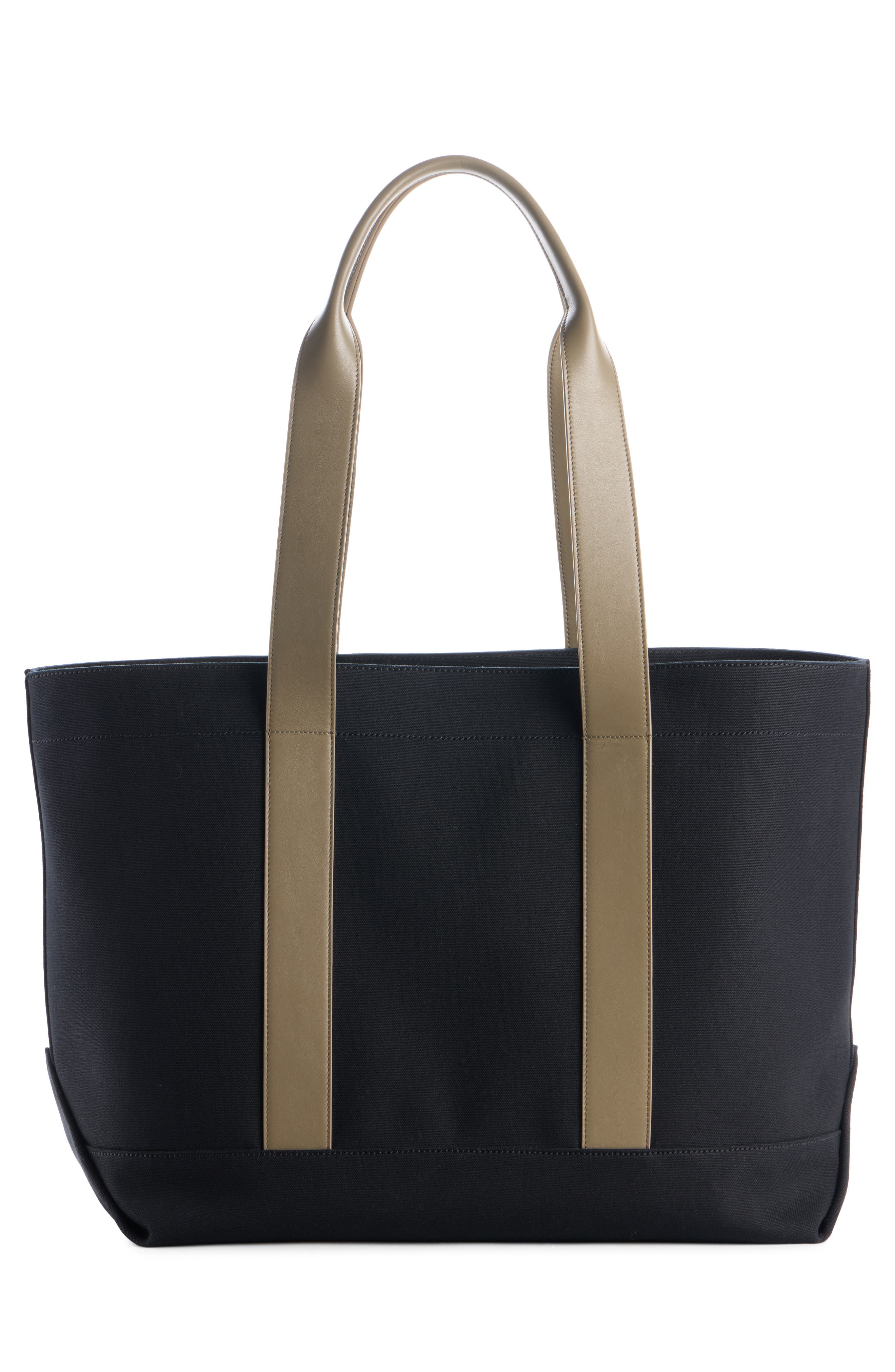 Givenchy Large Canvas & Leather Tote, Alternate, color, Black