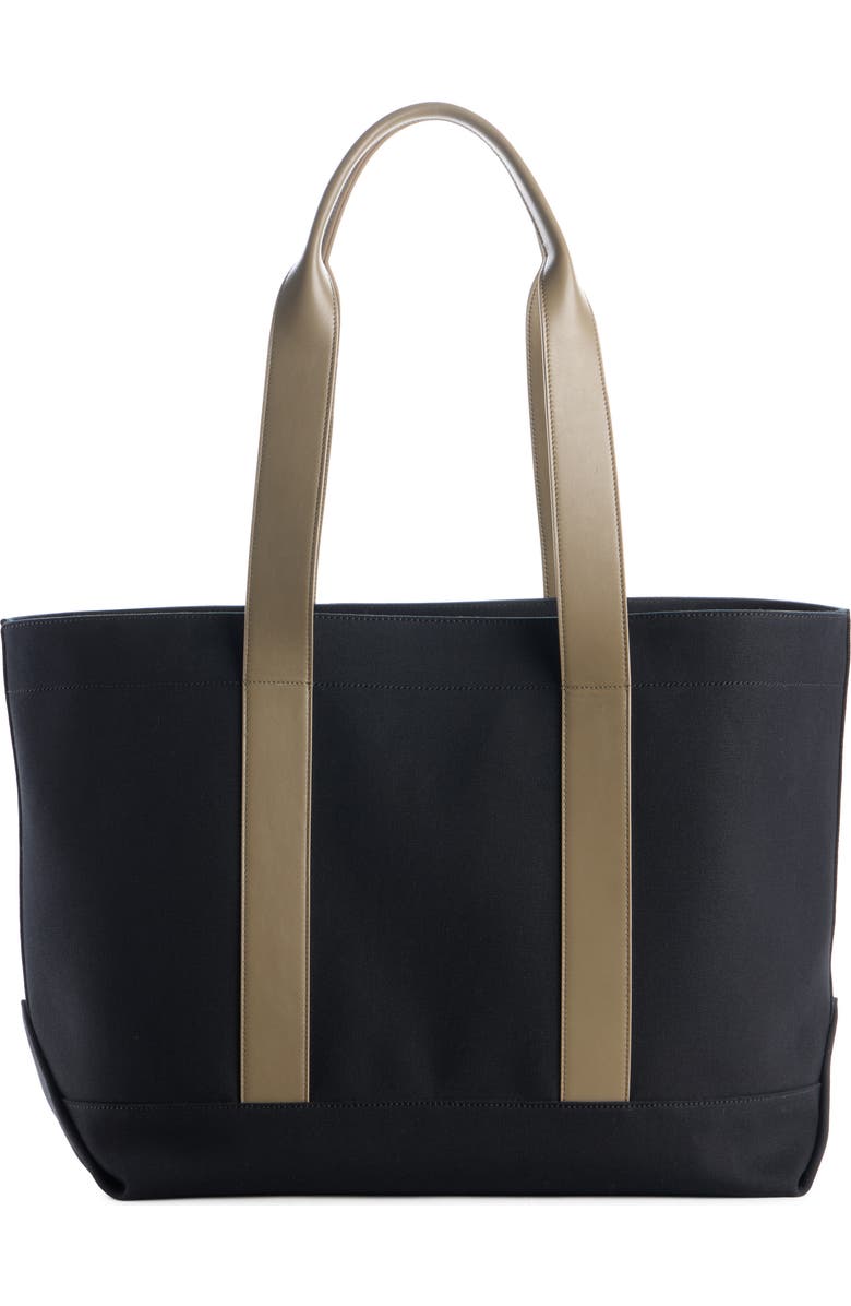 Givenchy Large Canvas & Leather Tote, Alternate, color, Black