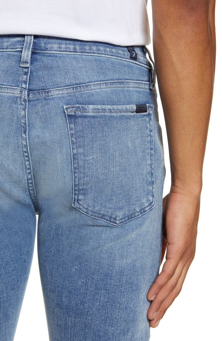 7 For All Mankind <sup>®</sup> Adrien Slim Fit Clean Pocket Skinny Jeans, Alternate, color,