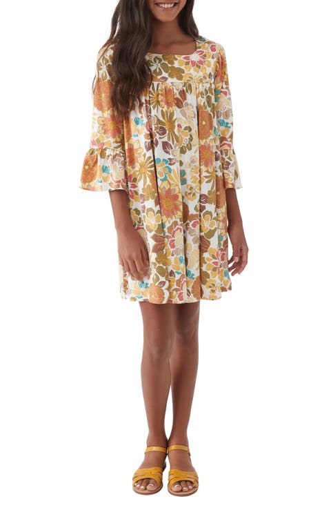 Kids' Chancey Floral Bell Sleeve Dress (Little Kid & Big Kid)