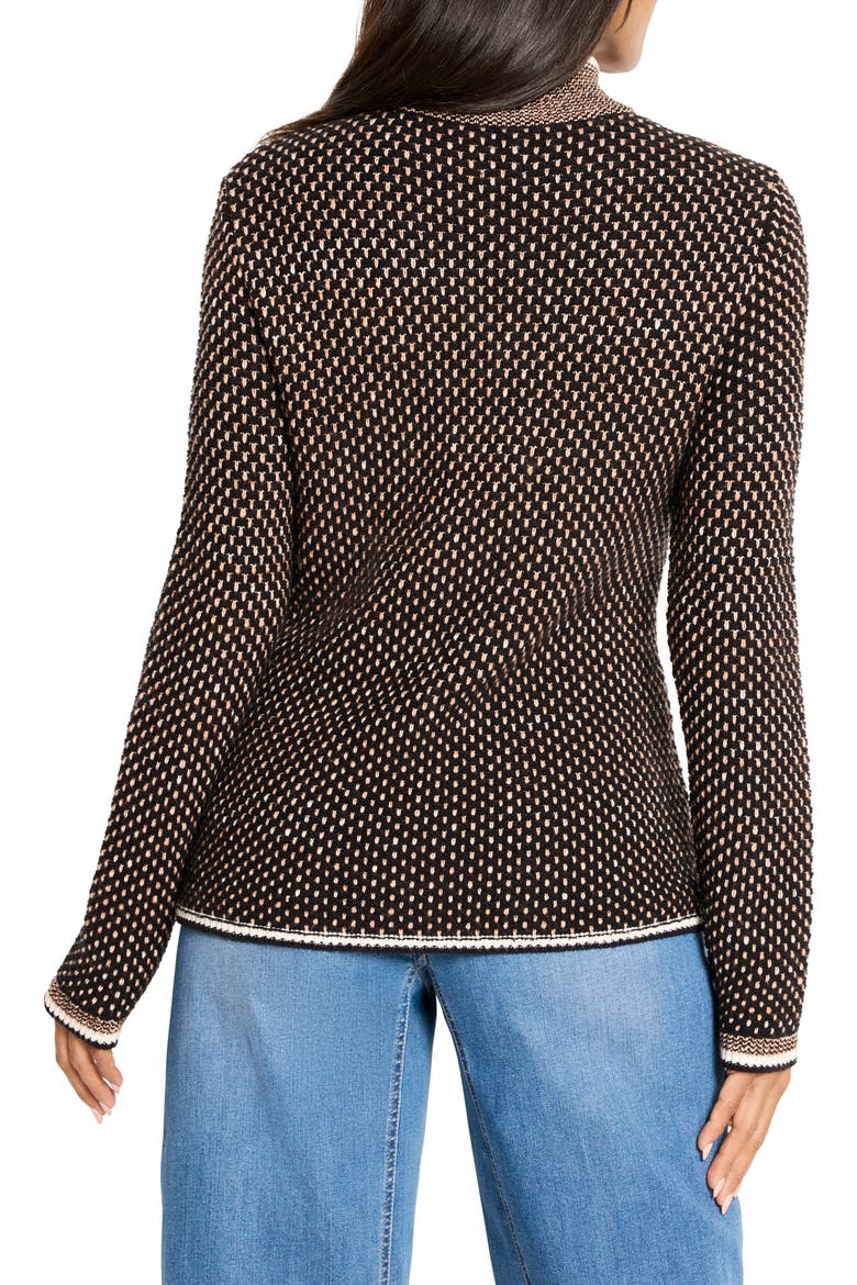 Brick Stitch Knit Jacket, Alternate, color, NEUTRAL MULTI