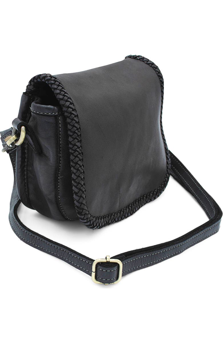 Bolsa Nova Naples Saddle Bag, Alternate, color, Black