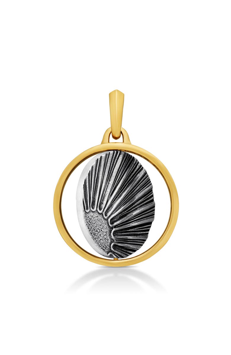 David Yurman Storm Duality Amulet in Sterling Silver with 18K Yellow Gold, Alternate, color, Sterling Silver With 18K Gold
