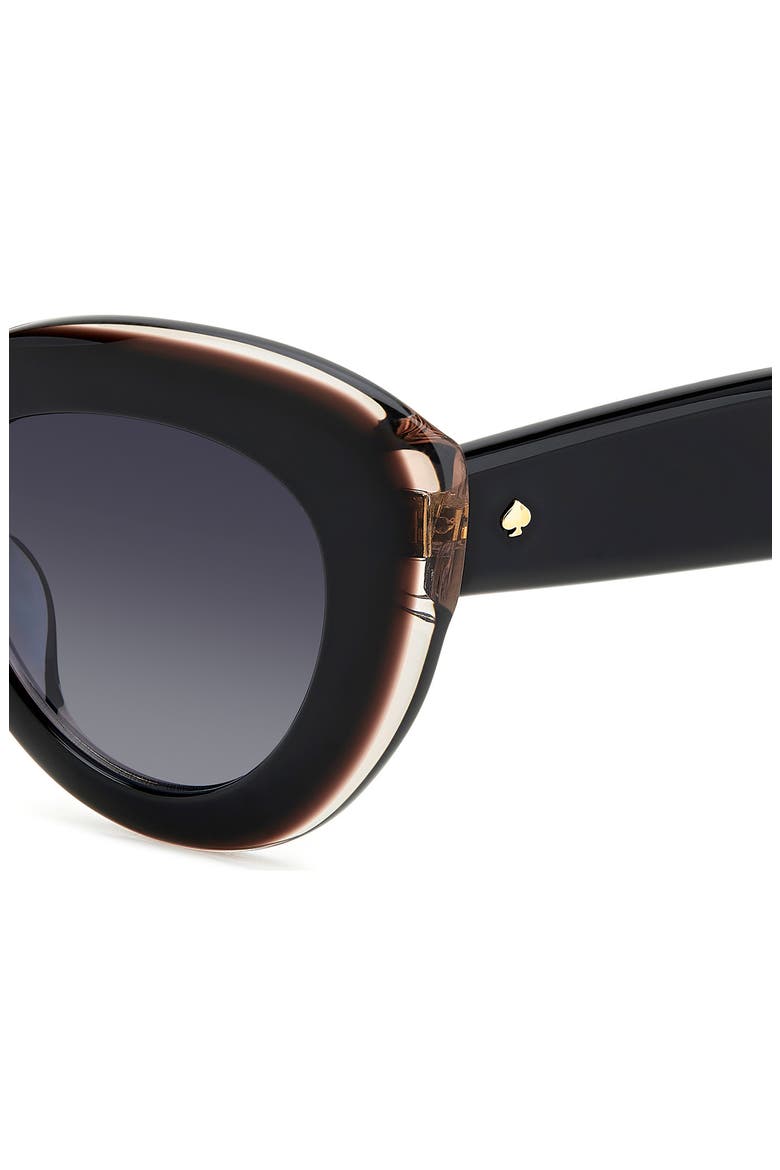 capri 50mm gradient cat eye sunglasses, Alternate, color, 03H2-9O