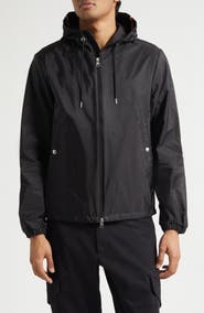 Moncler Grimpeurs Hooded Water Repellent Nylon Jacket